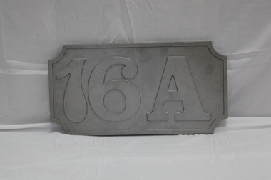 16A Number Plate, 2014