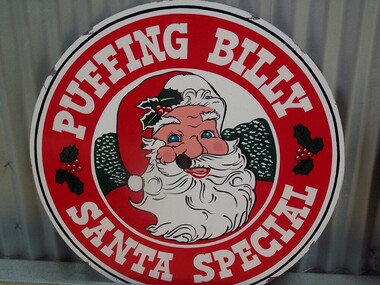 Locomotive Head Board - Santa Christmas Special Train