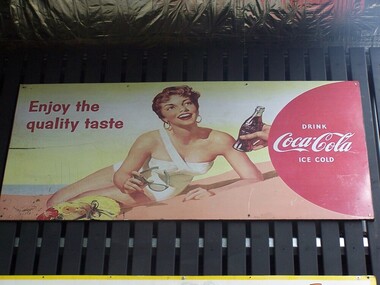 Carriage Sign - Coca-Cola Advertising