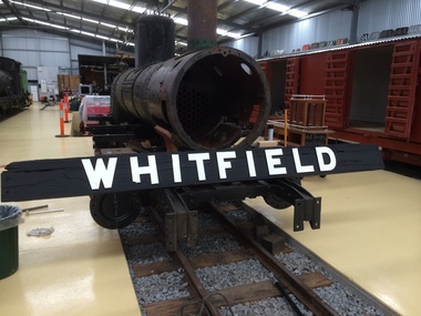 Station Sign, whitfeild Station sign
