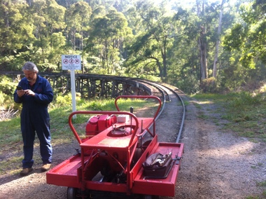 NKS Type Trolly - Victorian Railways 2'6" gauge trolly, NKS 8