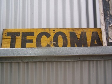 Tecoma Station Sign
