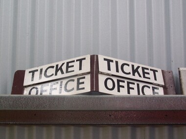 Guards Van Ticket Office Sign