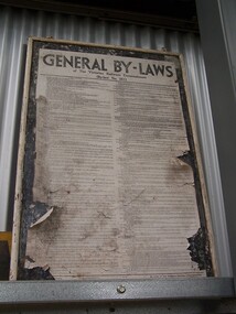 Station Sign - Railway General By-Laws Poster, 1968