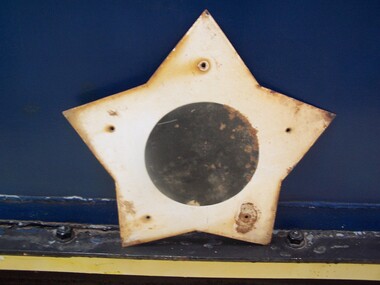 Railway Sign - Victorian Railways  - Terminal stop Board - End of electrification