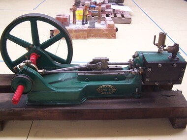 single cylinder Blackham stationary engine, circa 1900