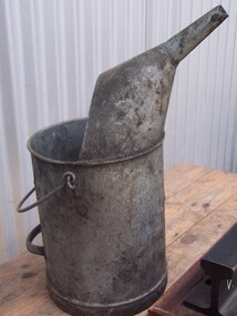 bucket, with spout