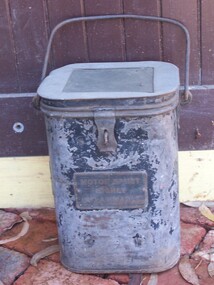Motor Spirit, Highly Inflamable Transporting Tin Container