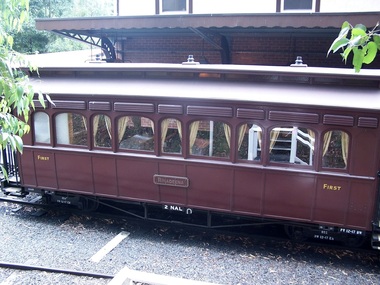 Equipment - Railway carriage  (pbr Rinadeena No.2nal) ( Mt. Lyell Mining & Railway Company No.02), 1901–1902
