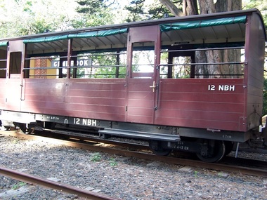 12 NBH, Passenger Carriage - Excursion Car, 1976