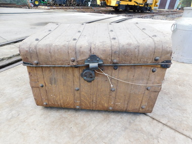 Tin Traveling Trunk
