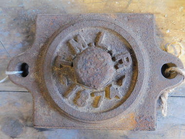 Axle Box Cover - Tasmanian Main Line Co, 1874