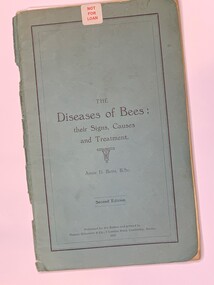 Publication, The Diseases of Bees: their Signs, Causes and Treatment (Annie D. Betts, B.Sc) Second Edition, 1951