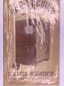 Publication, Beekeeping In Victoria (Dept of Agriculture Victoria), 1949 edition