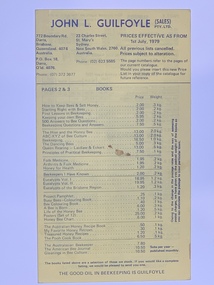 Publication, John L.Guilfoyle (Sales) Pty Ltd, July 1st, 1979