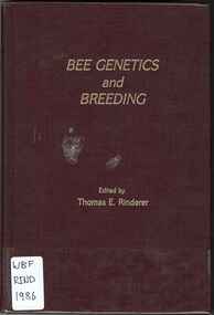 Publication, Rinderer, T.E, Bee genetics and breeding (Rinderer, T.E.), Orlando, 1986