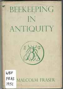 Publication, Fraser, H. M, Anton Janscha on the swarming of bees (Fraser, H. M.), Teddington