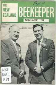 Publication, National Beekeepers' Association of New Zealand, The New Zealand Beekeeper (national Beekeepers' Association of New Zealand), North Shore, 1969, 1969