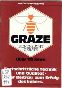 Publication, Chr. Graze Kg, Graze: Bienenzucht Geräte (Chr. Graze Kg.), Weindstadt-Endersbach, 1983, 1983