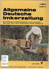Publication, Allegemeine Deutsche Imkerzeitung, Bad Godesberg, 1969, 1969