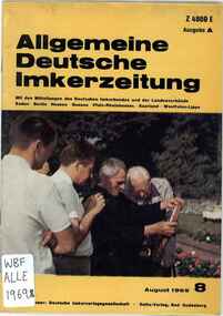 Publication, Allegemeine Deutsche Imkerzeitung, Bad Godesberg, 1969