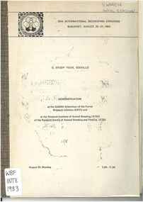 Publication, International Beekeeping Congress, C. Study Tour, Gödöllö: Demonstration (International Beekeeping Congress), Budapest, 1983, 1983