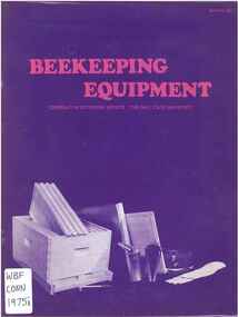 Publication, Connor, L. J, Beekeeping equipment (Connor, L. J.), 1975