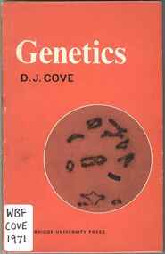 Publication, Cove, D. J, Genetics (Cove, D. J.), Cambridge, 1971, 1971