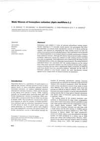 Publication, Kraus, F. B., Neumann, P., Scharpenberg, H., van Praagh, J. & Moritz, R. F. A, Male fitness of honeybee colonies (Apis mellifera L.) (Kraus, F. B. et al.), New York, 2003, 2003