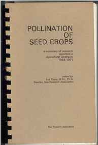 Publication, Crane, E. (editor), Pollination of seed crops (Crane, E.), London, 1972, 1972