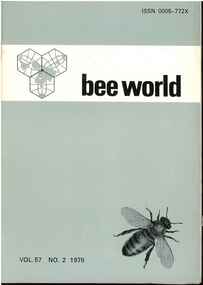 Publication, Bee World (International Bee Research Association), Gerrards Cross, UK, 1976-2010