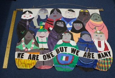 Wall Hanging, We Are One But We Are Many