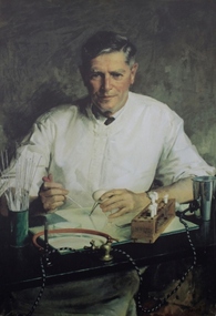 Photoboard, Sir Frank Macfarlane Burnet by William Dargie, 1999