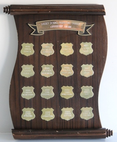 Shield, Surrey Downs Perpetual Shield Citizenship Award
