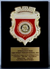 Plaque, Rotary International Pride of Workmanship Award