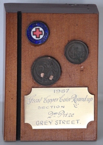Trophy, 1987 Great Copper Coin Roundup, Section C, 2nd Place