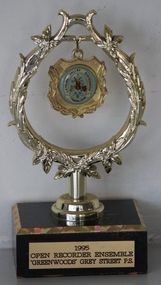 Trophy, LV Eisteddfod 1995 Open Recorder Ensemble, "Greenwoods"