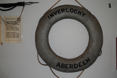 Lifebuoy, Lifebuoy from the "Inverlochy", Estimated 1865