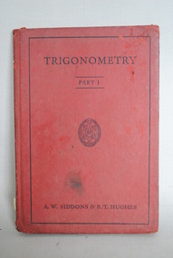 School Book, University Press Cambridge, Numerical Trigonometry, 1948