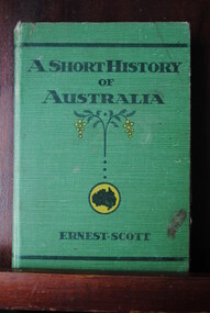 History Book, Humphrey Milford. Oxford University Press, A Short History of Australia by Ernest Scott, 1916