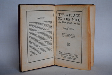 The Short Stories of M. Zola, The Readers Library Publishing Company Ltd, The Attack on the Mill and Three Sketches of War