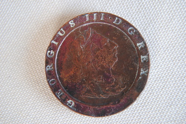 Coin, 'Cartwheel' Twopence, 1797