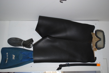Diving Gear, Slazenger: Fins.  Victory: Boot, Estimated 1960's