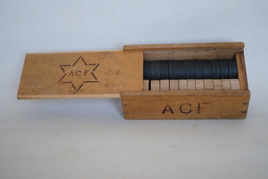 Set of Draughts used by Troops in WW2, Estimated 1940