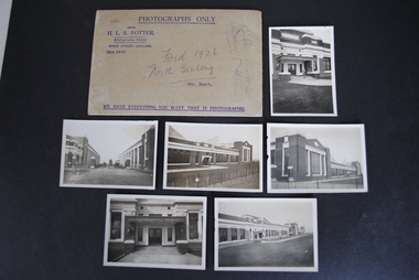 Photographs plus Envelope, Photographs (Ford Factory, Geelong), 1926