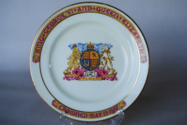 Souvenir Plate, Estimated 1937