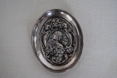 White Metal Pin Dish