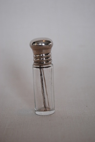 Glass Bottle with Silver Lid, Unknown