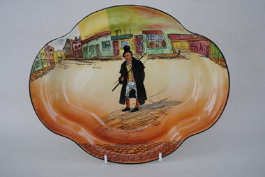 Plate, Royal Doulton, Charles Dickens Plate, Estimated 1930's (1932+)