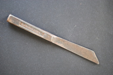 Plugging Cold Chisel, Gregory Steel Products Pty Ltd, Estimated 1960's